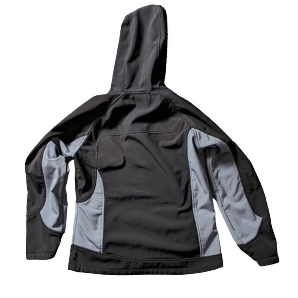 Free Country Women's Black Full Zip Hooded Jacket Size Medium Winter Ski Outdoor - Picture 2 of 5